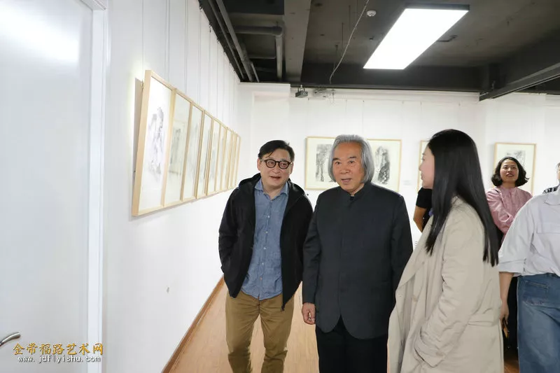 “畅神——李旭飞山水画作品展”在天津崇德美术馆开幕