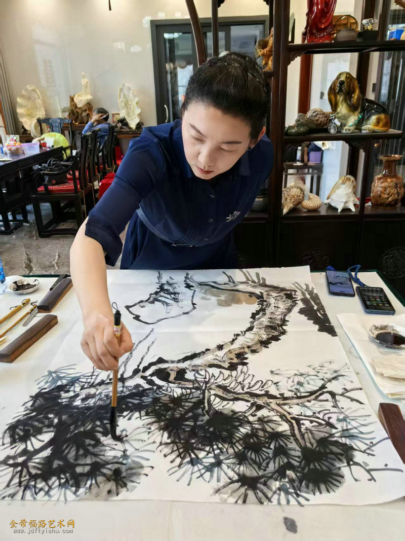 泉港艺术创作基地揭牌仪式暨津泉两地书画交流笔会隆重举行 - 金带福路艺术网-打造艺术发展新名片 官网