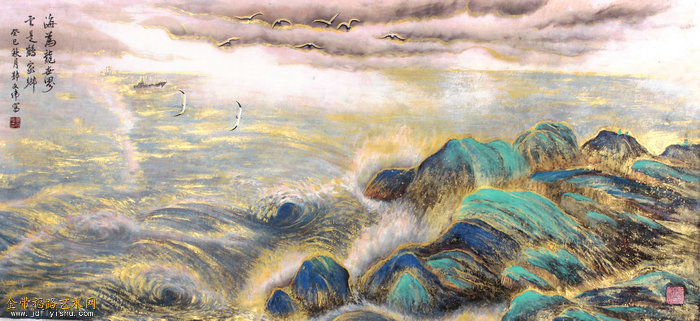 海为龙世界  郭文伟作（123x58cm）IMG_2824_副本.jpg