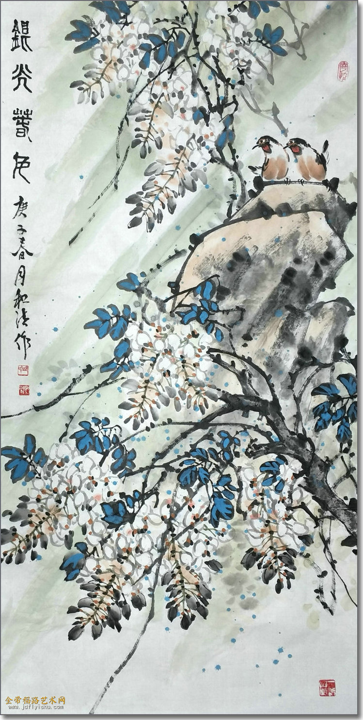 画家邱和发丨中国画作品庚子仲夏网络展【金带福路艺术网】