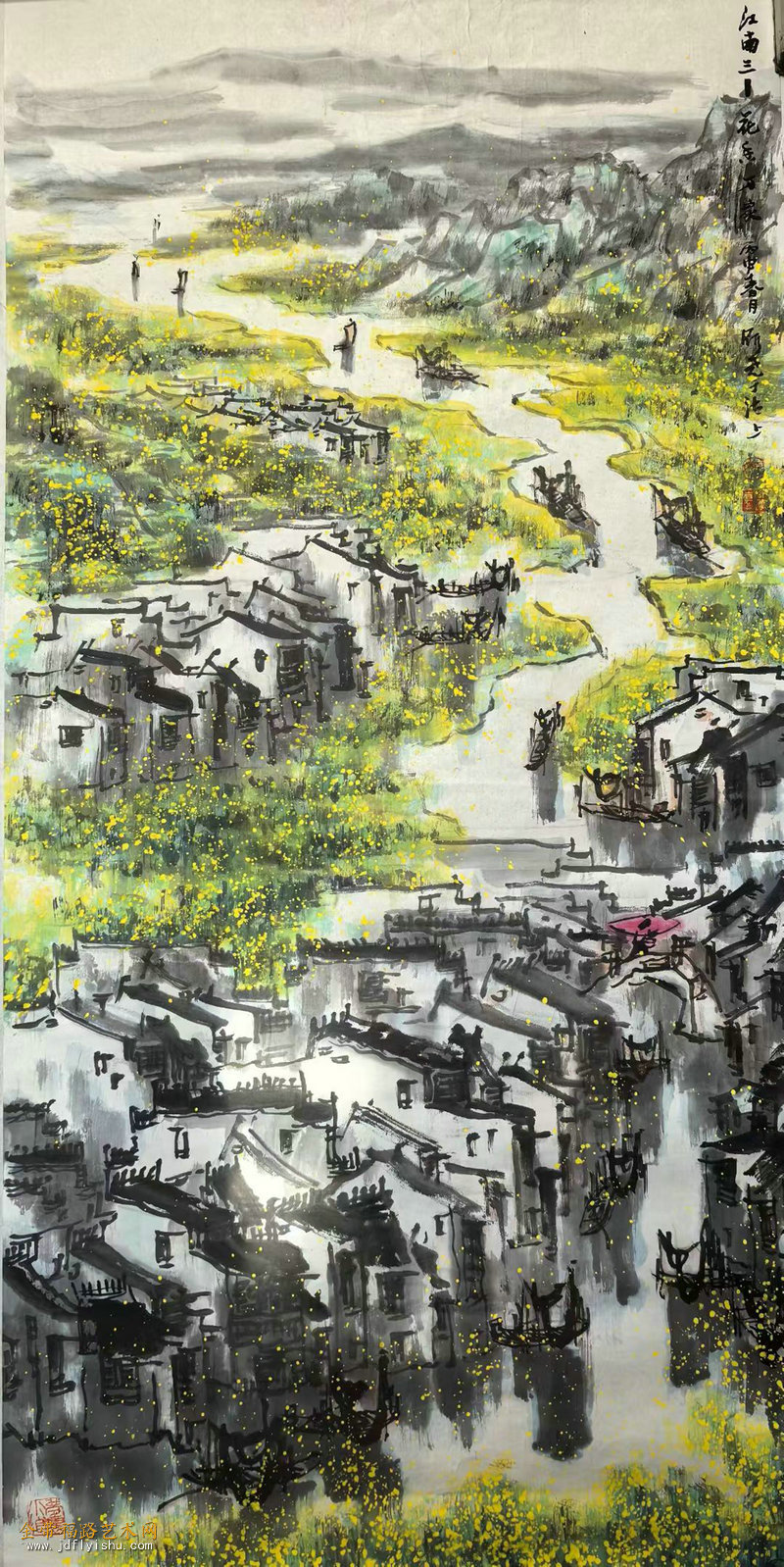 姬俊尧作品   江南三月花香万家 （1）.jpg