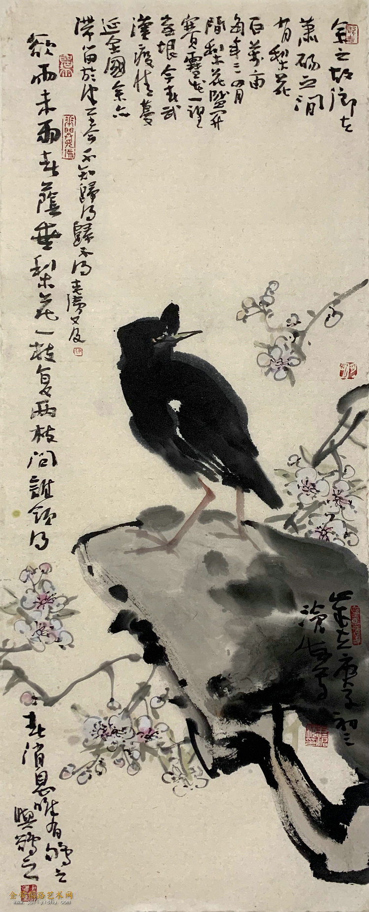 欲雨未雨春荫垂40x100cm 2020年.jpg