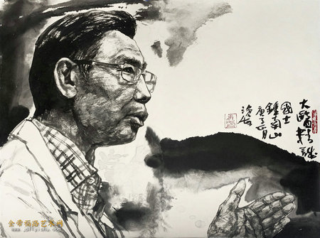 大医精诚钟南山-尹沧海-50x43cm-2020年.jpg