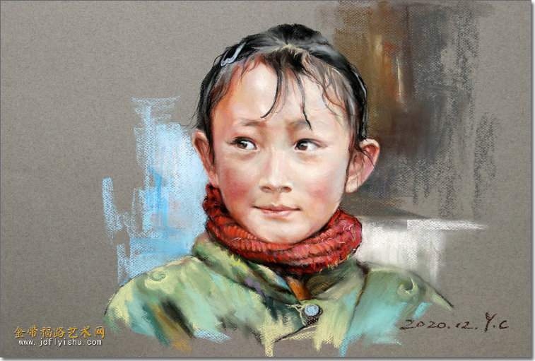 12《明眸》张一辰 36X56cm.jpg