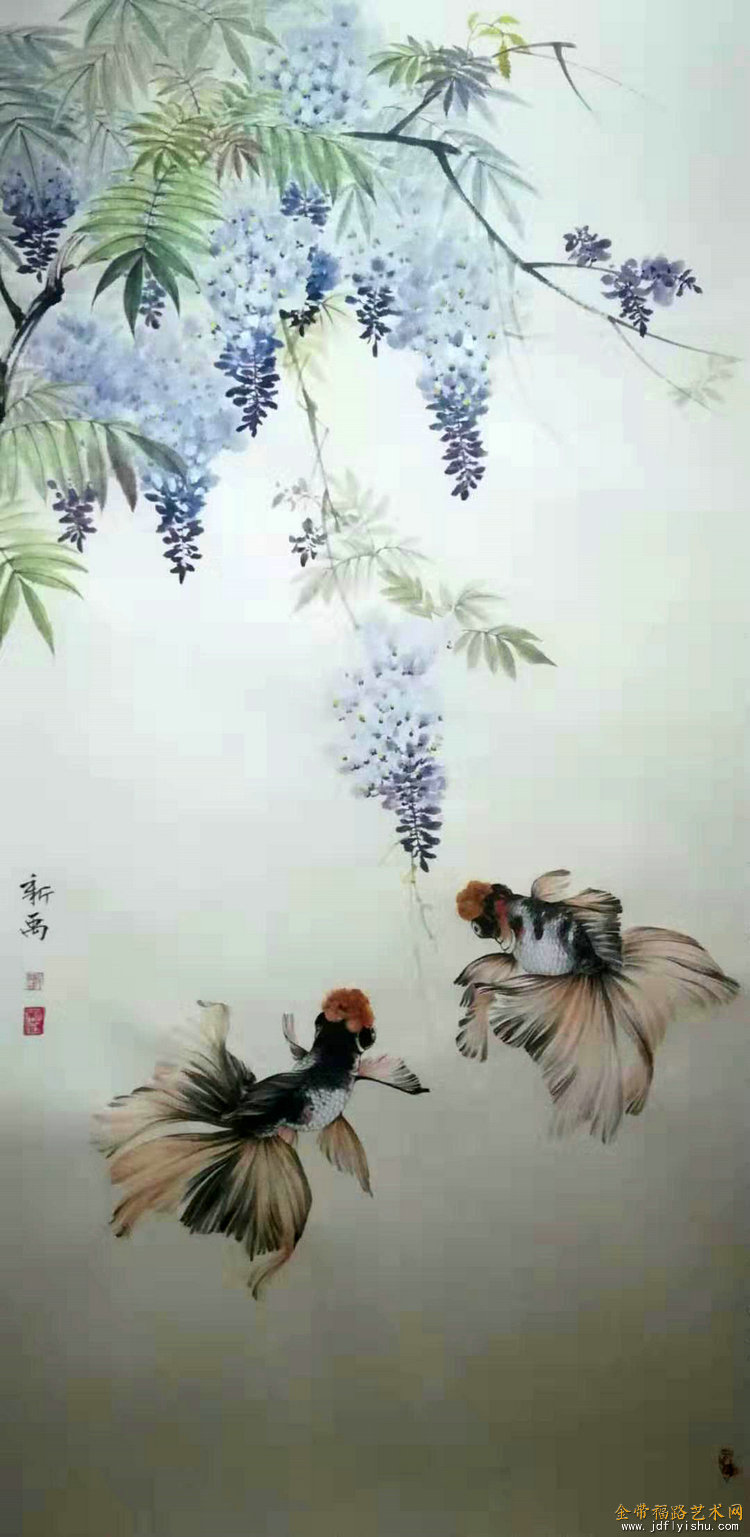 李新禹画展作品欣赏天津市书画艺术研究会中国画提名展金带福路艺术网