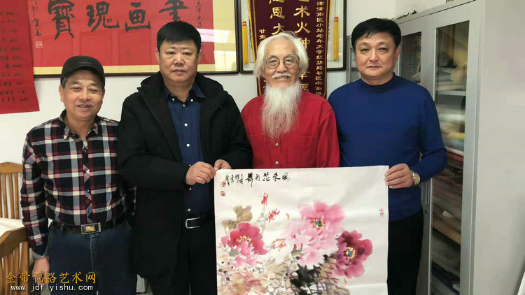 情暖迎新春书画送祝福书画家赴津南区小站镇慰问活动