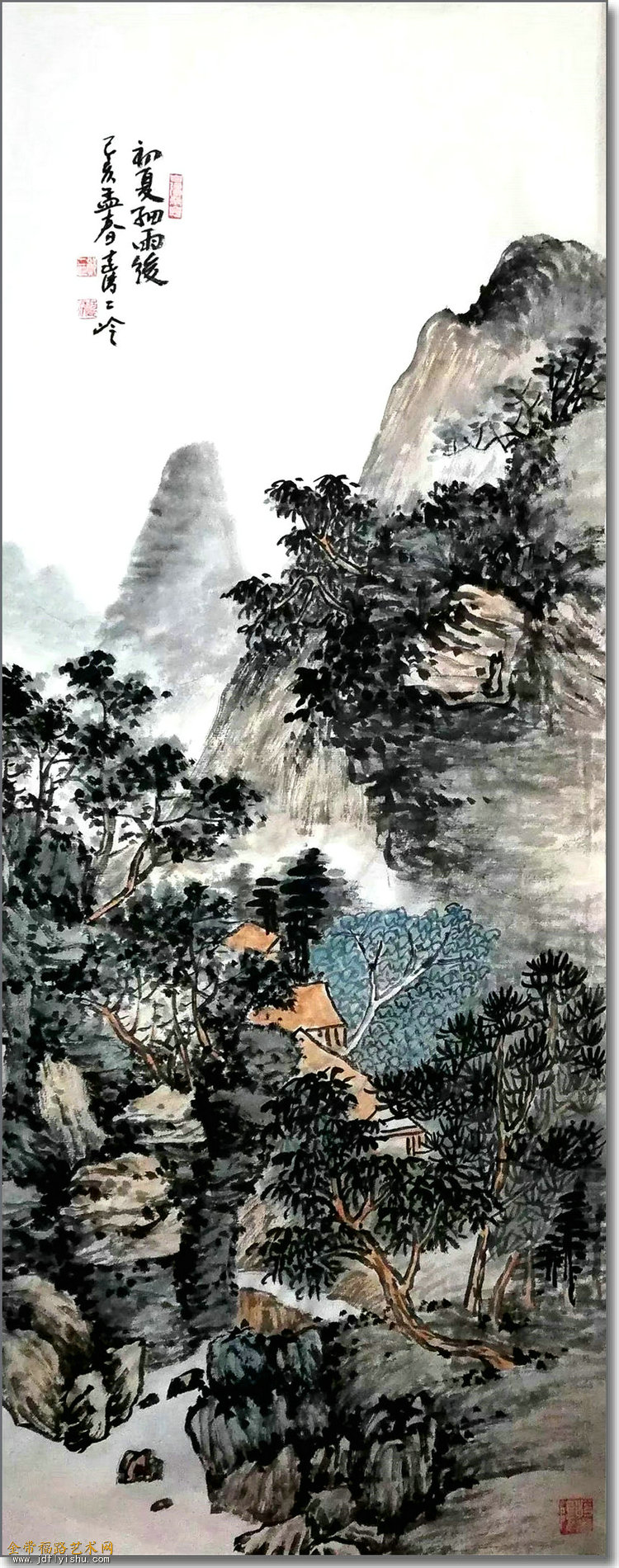 画家郑二岭 | 山水画作品庚子夏月网络展