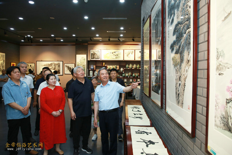南开画院名家书画展在沧州雨来轩画院举行 - 金带福路艺术网-打造艺术发展新名片 官网