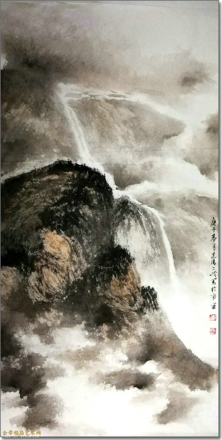 画家郑二岭 | 山水画作品庚子夏月网络展