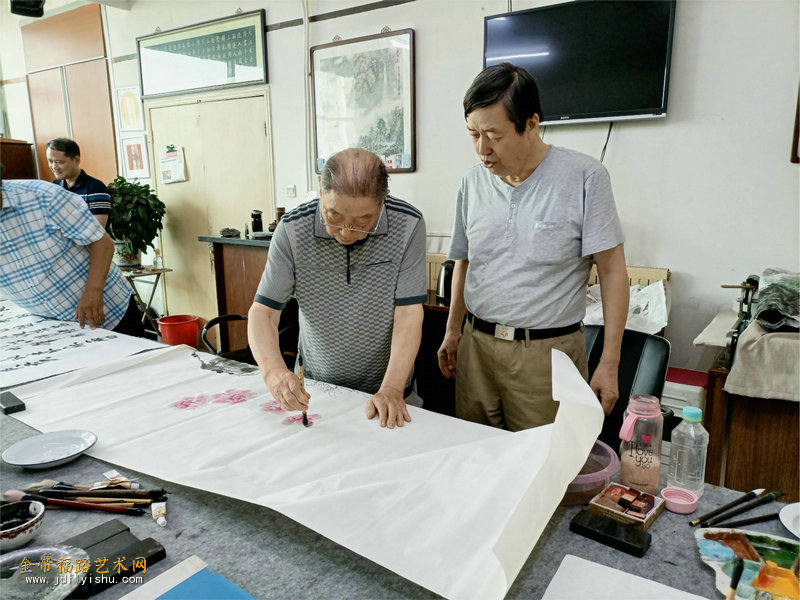 1皇甫秉钧、陈元龙现场交流共同创作.jpg