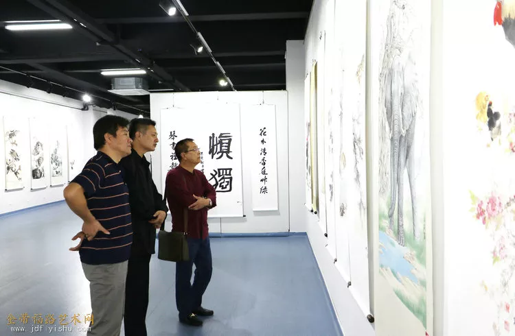 隆重开幕—刘奎龄绘画艺术研究院庆祝新中国成立70周年书画作品展在天津