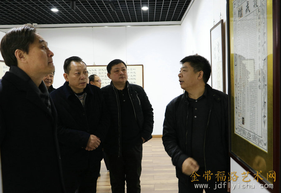 河北省书法家协会副主席肖建科等一行人员参观访问金带福路文化传播