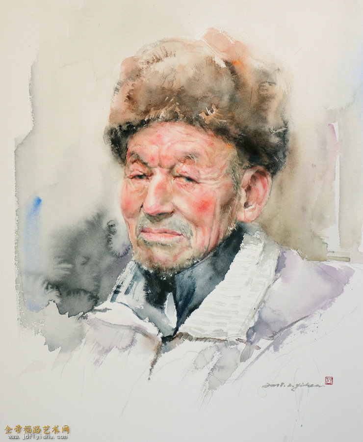 《乡情——之三》56X36cm 2018.jpg