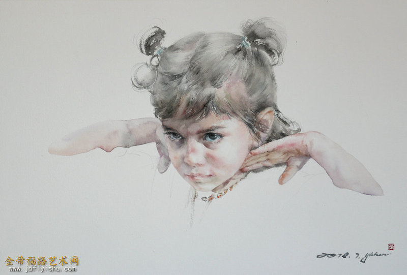 《土耳其女孩》56X36cm 2018.jpg