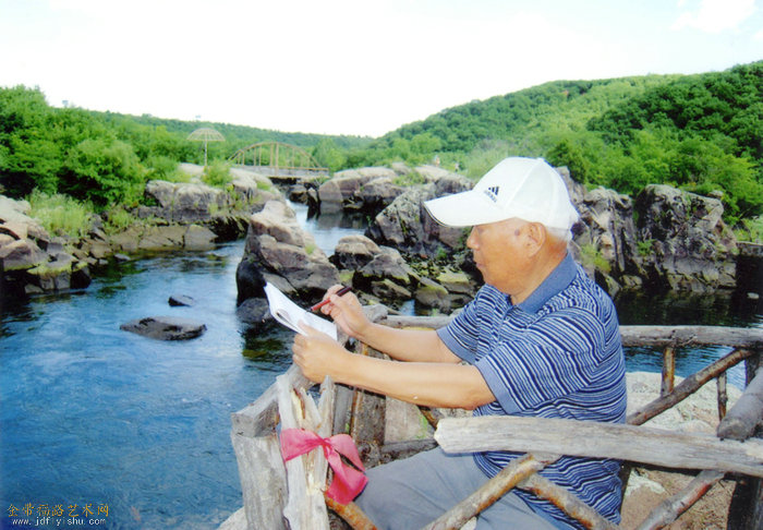 宁安镜泊湖写生.jpg