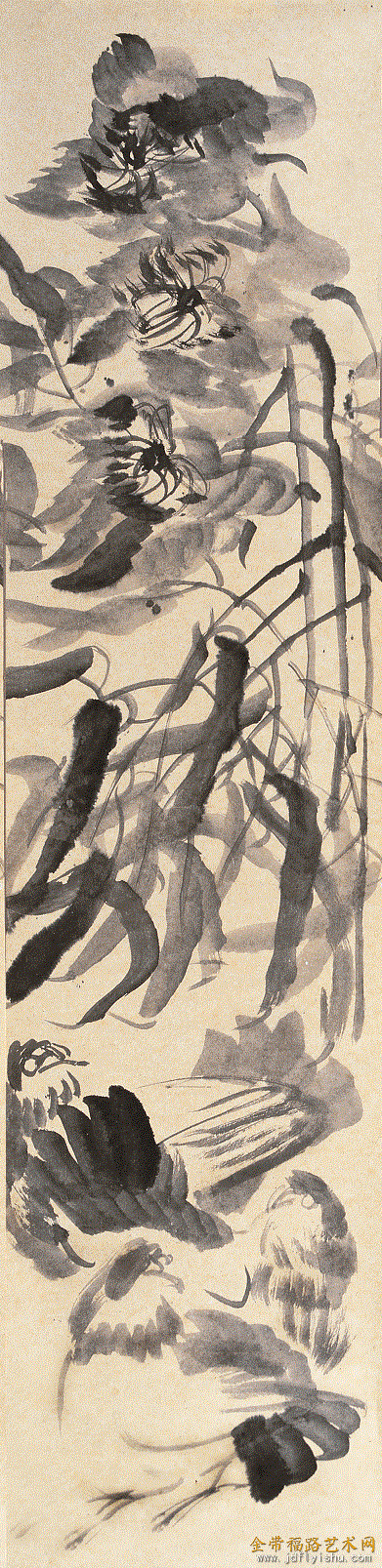 李毅峰《秋放》系列之8(32x134cm).gif
