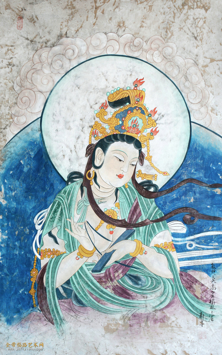 每周兿展第57期郭平的敦煌壁画临摹与创作