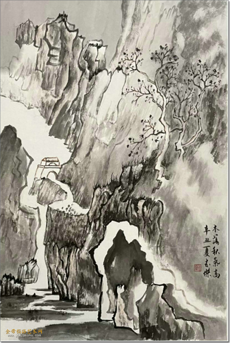 天津美术学院首届水墨为上山水画高研班毕业作品展开幕