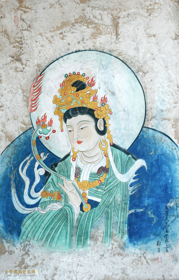 每周兿展第57期郭平的敦煌壁画临摹与创作