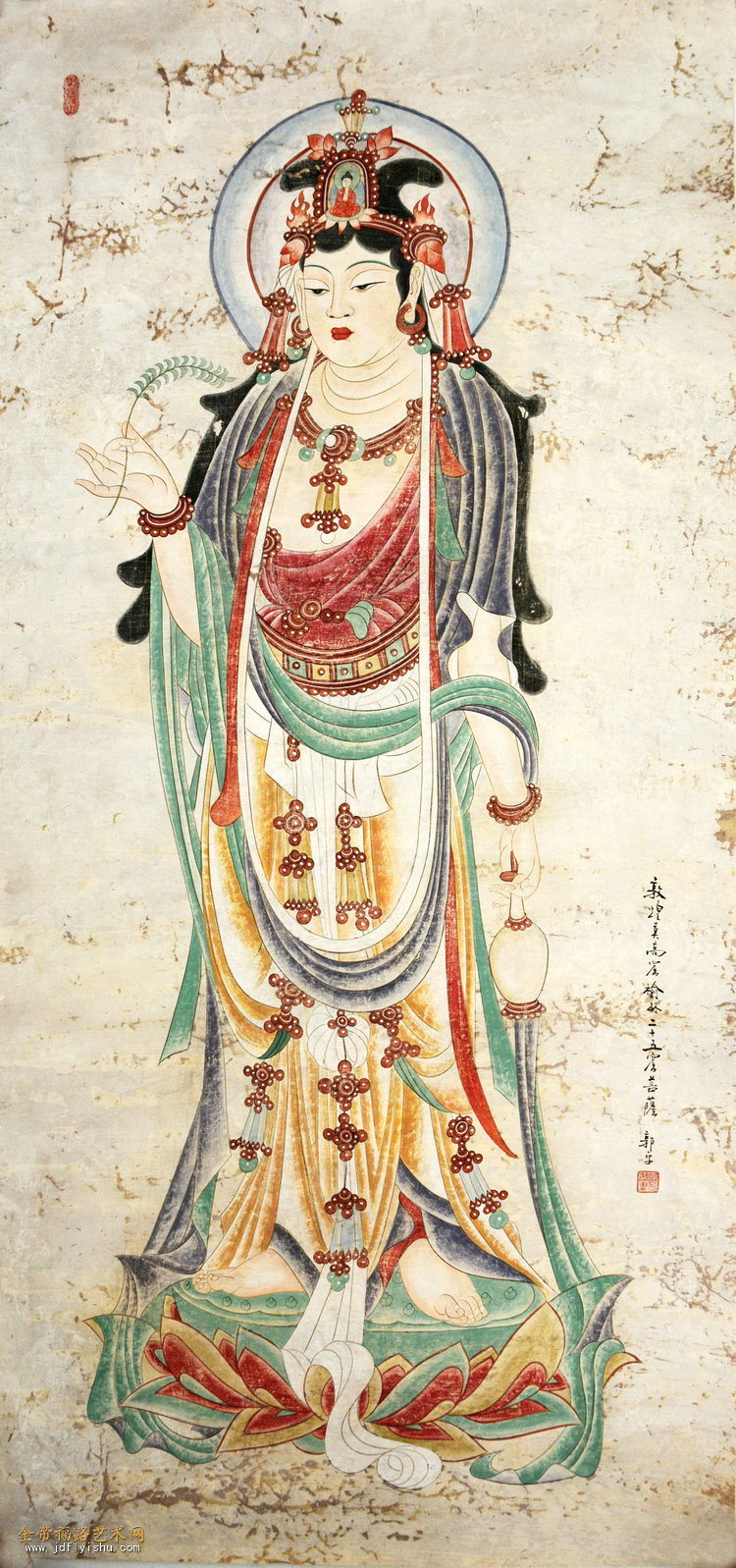 每周兿展第57期郭平的敦煌壁画临摹与创作