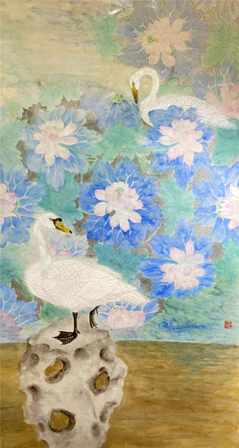 作品赏析 |"喜迎二十大 奋进新征程" 天津市中青年中国画油画作品展