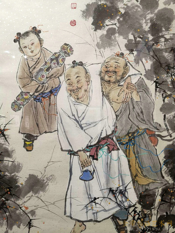 寄情丹青一一曹留夫中国画邀请展开幕