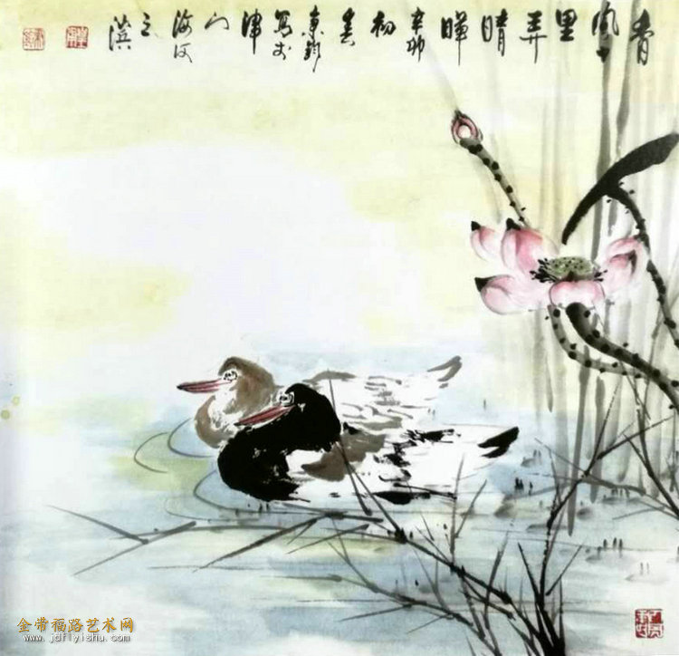 著名画家皇甫秉钧佳作微展暨我对国画艺术的感悟金带福路艺术网