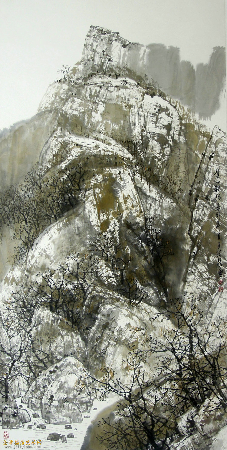 武羽竞 苍山秋韵 68 136 2011年 纸本.jpg