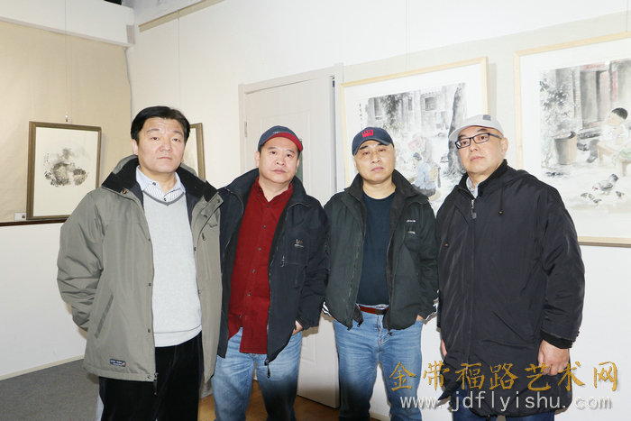 春风十里津门六家中国画作品展在新世纪画廊天津鼓楼东街开幕金带福路