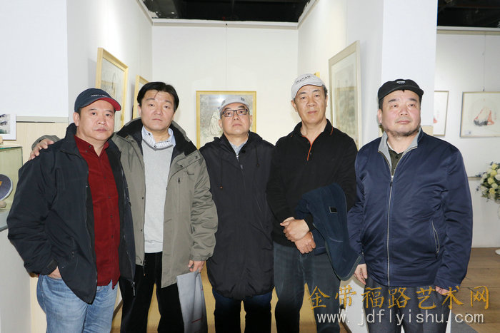 春风十里津门六家中国画作品展在新世纪画廊天津鼓楼东街开幕金带福路