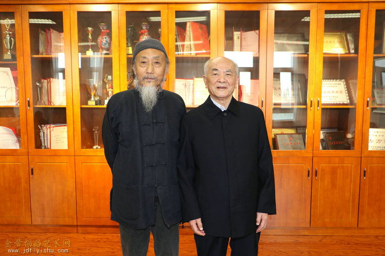 著名书画家刘栋赠书法作品祝贺"百年南开"暨哲学院校友会成立【金带福