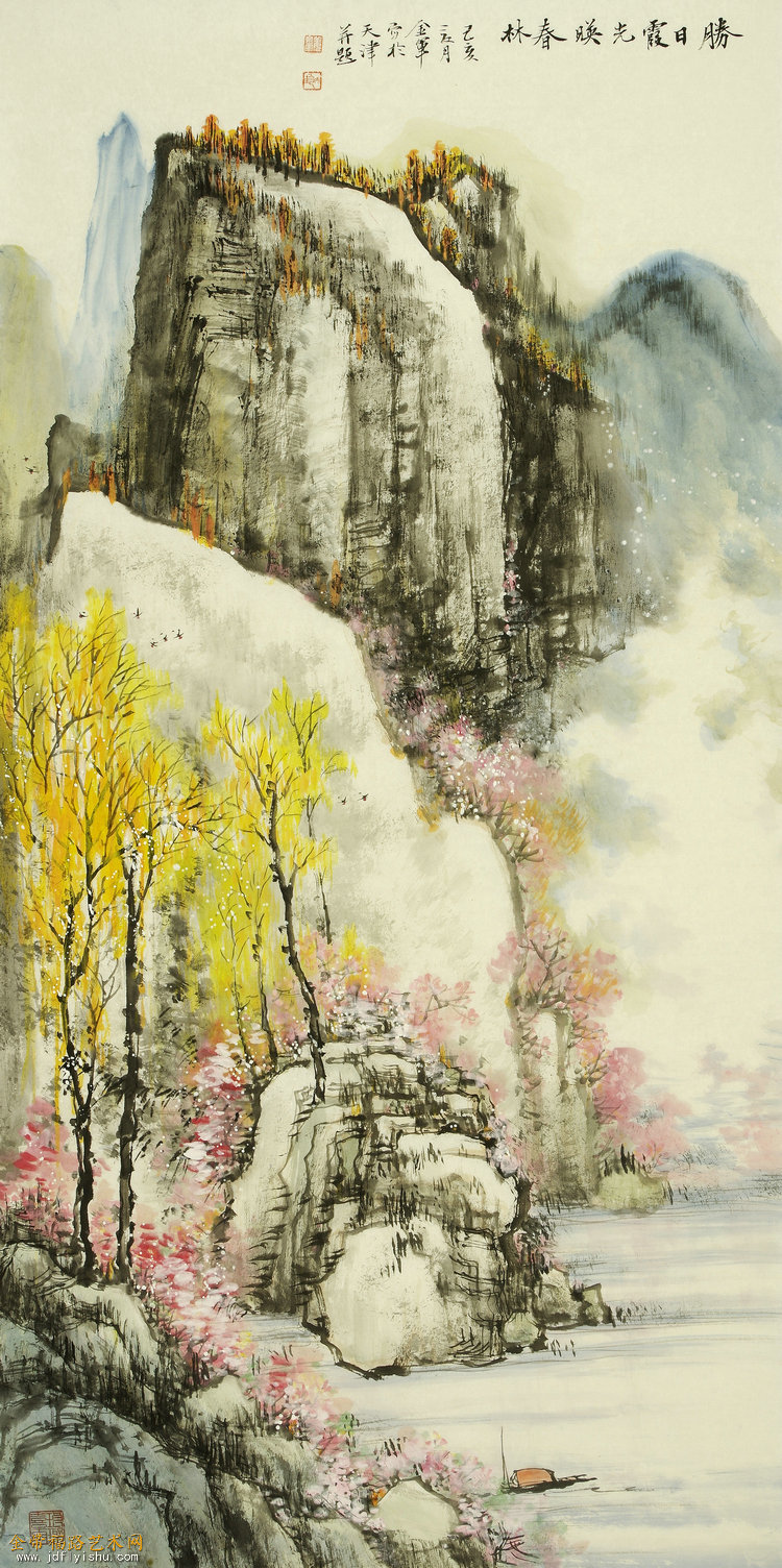 姜金军画展作品欣赏天津市书画艺术研究会中国画提名展金带福路艺术网