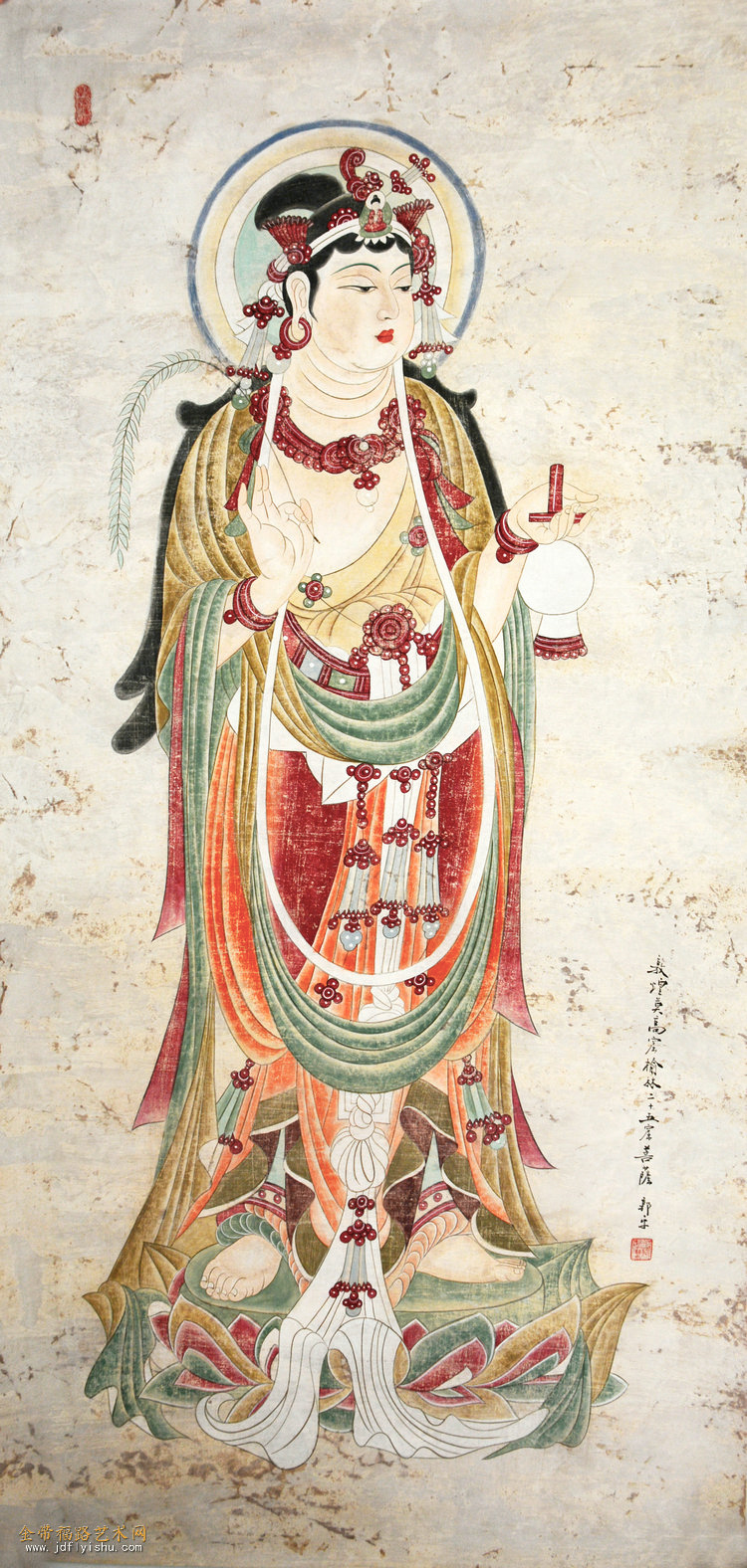 每周兿展第57期郭平的敦煌壁画临摹与创作